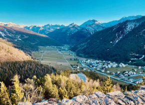 Les granges d'Arvieux vue sur le Queyras